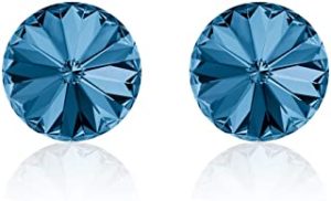 aretes geometricos azules