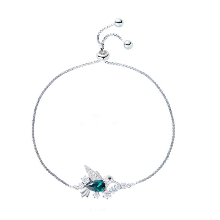 Mayfer, Pulsera Colibrí -Esmeralda