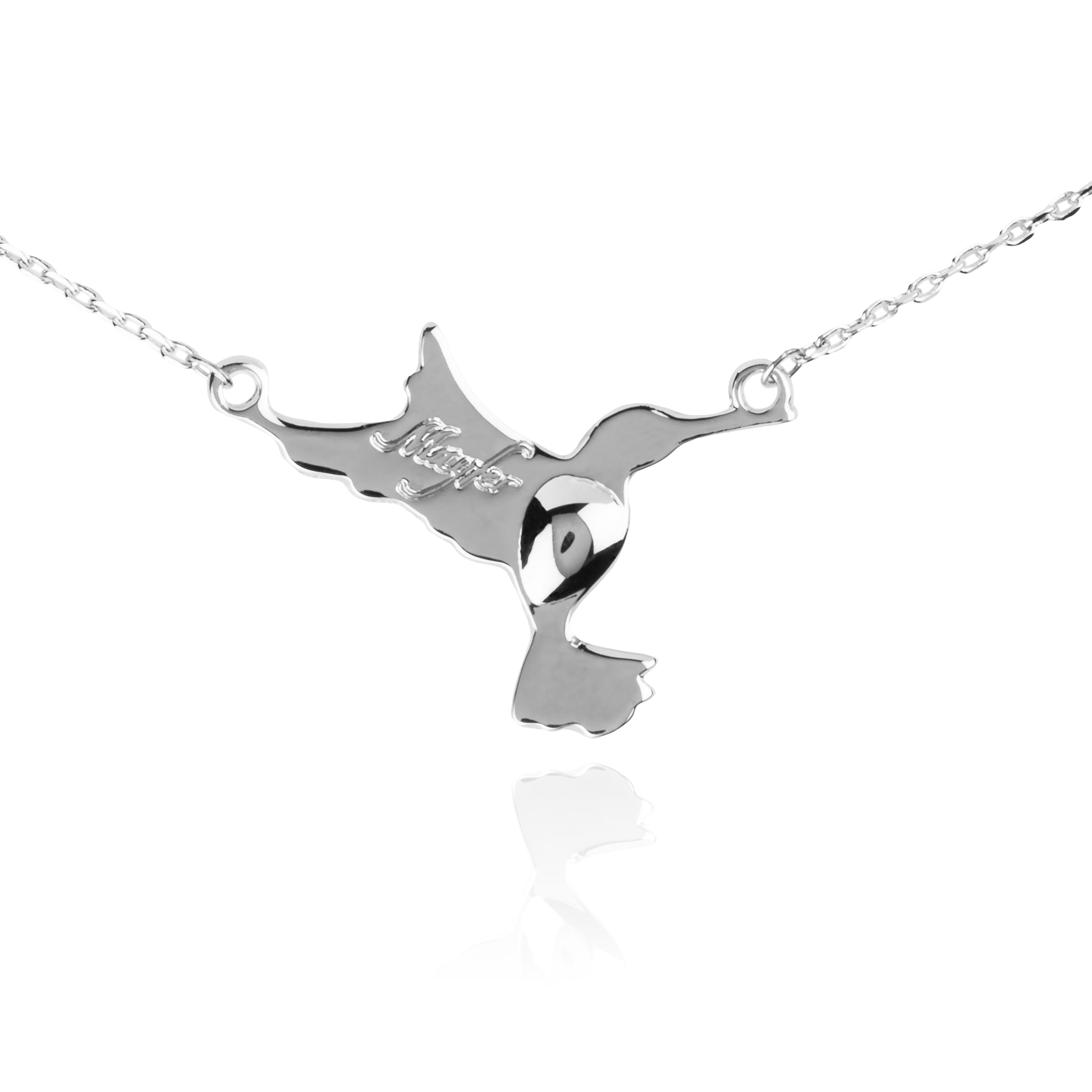 Mayfer, Collar con dije modelo Colibrí buena suerte - Rosa - Imagen 2