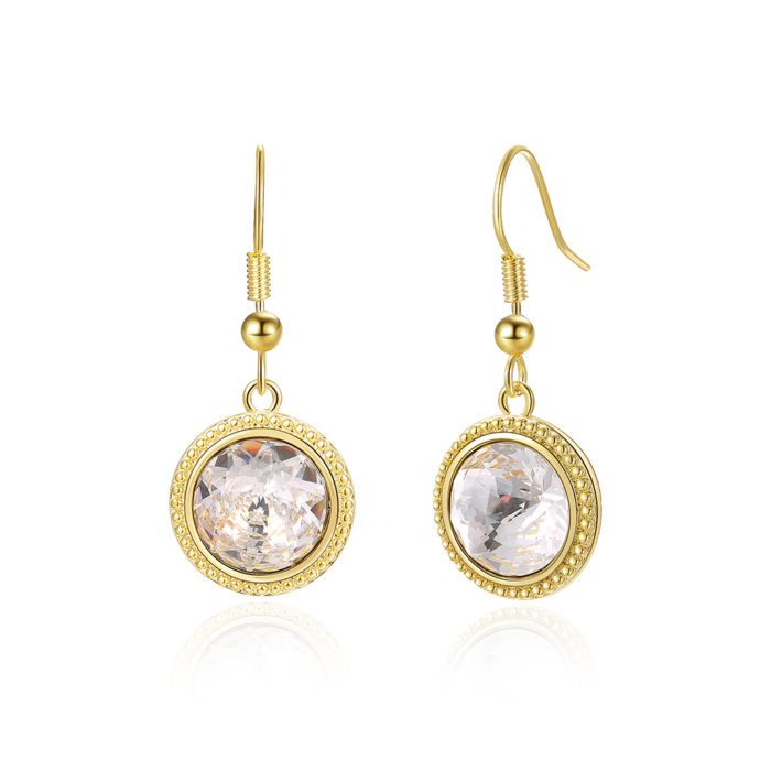 Mayfer,Aretes modelo Praga - Dorado