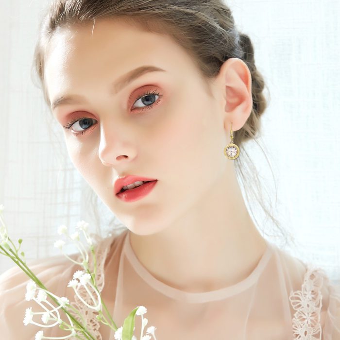Mayfer,Aretes modelo Praga - Dorado - Imagen 2