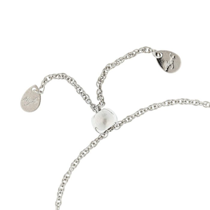 Mayfer, Pulsera ajustable de la colección círculos rojo con rosa - Imagen 3