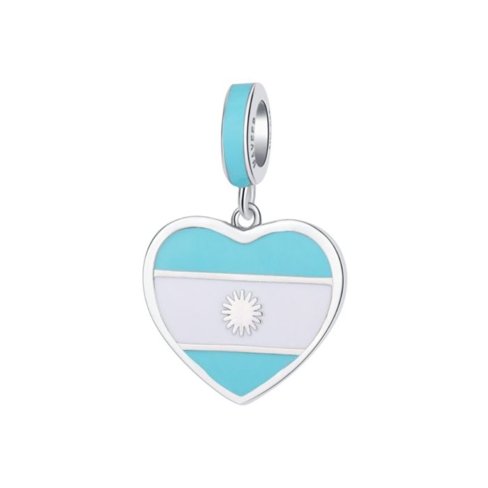 Mayfer, Charm  de plata .925 de la Bandera de Argentina