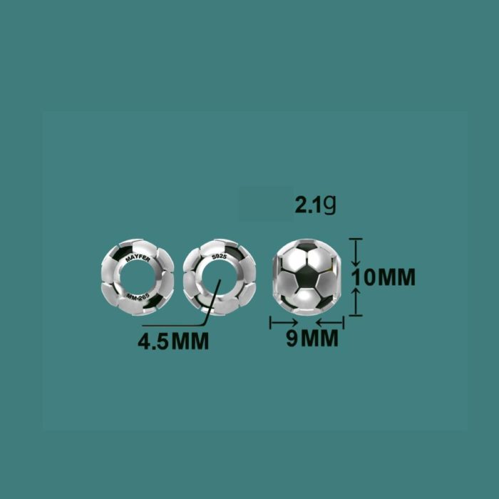Mayfer, Charm  de plata .925 modelo Balón - Imagen 3