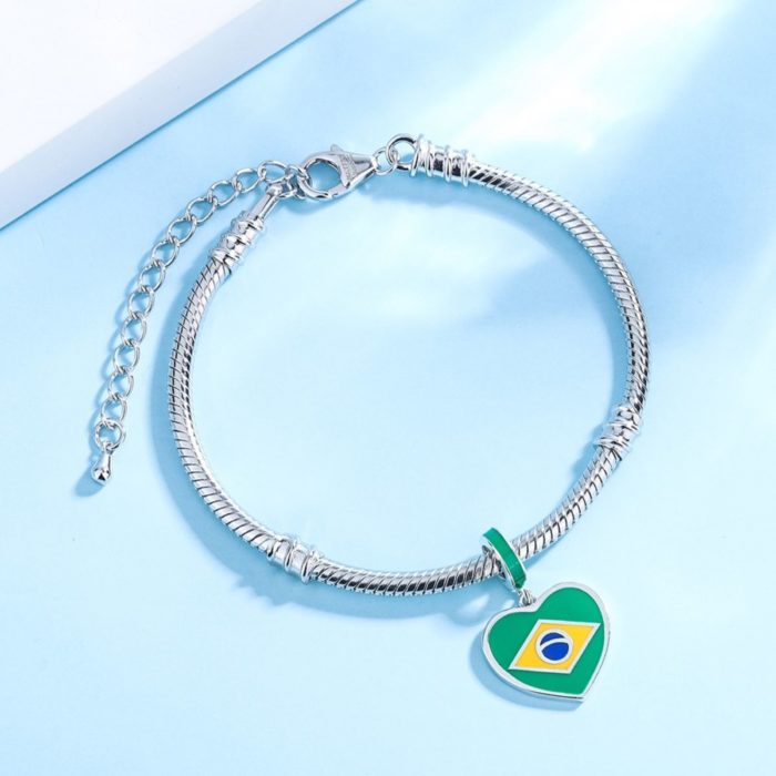 Mayfer, Pulsera de plata .925 para charms - 18 cm - Imagen 5