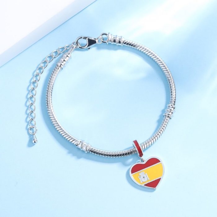 Mayfer, Pulsera de plata .925 para charms - 17 cm - Imagen 5