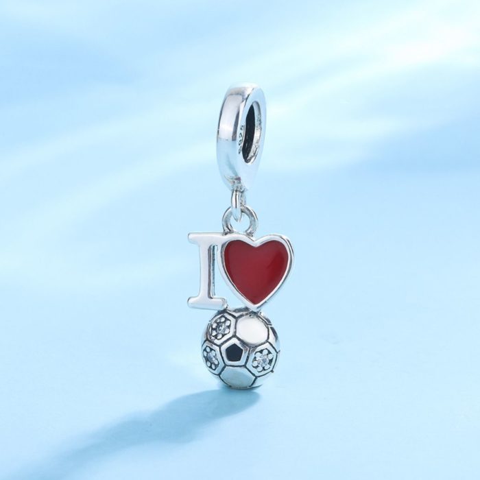 Mayfer, Charm  de plata .925 modelo "I Love Futbol" - Imagen 3