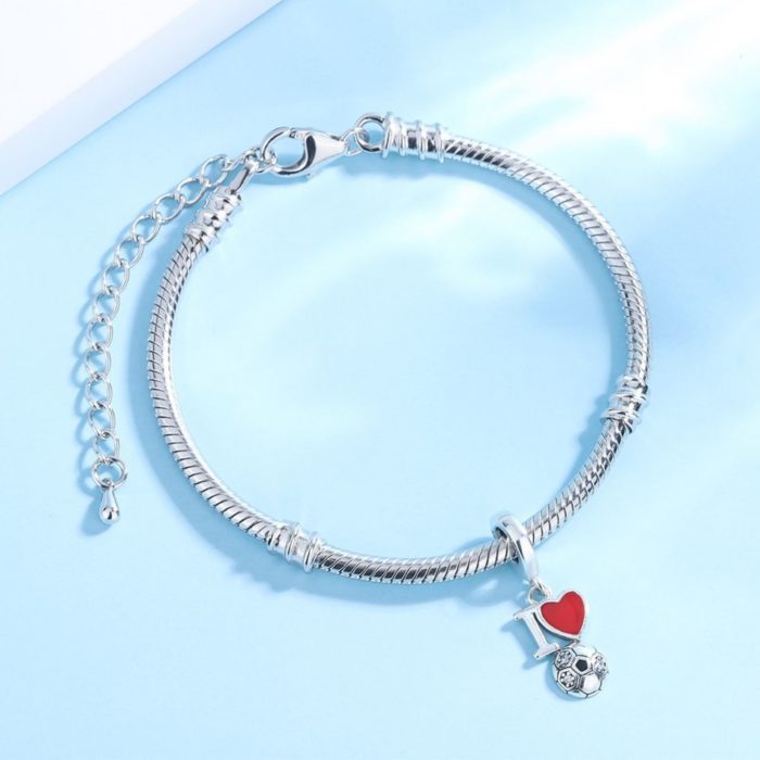 Mayfer, Charm  de plata .925 modelo "I Love Futbol" - Imagen 5