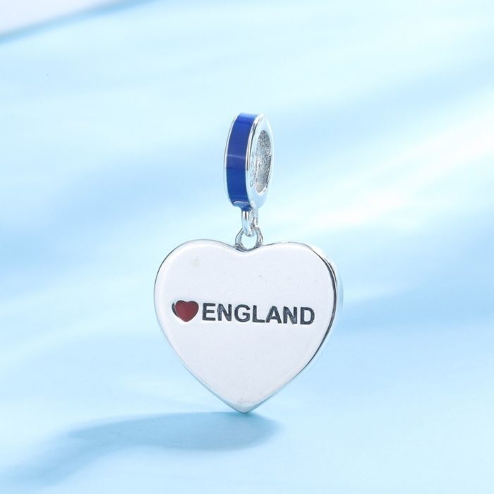 Mayfer, Charm  de plata .925 de la Bandera de Inglaterra - Imagen 5