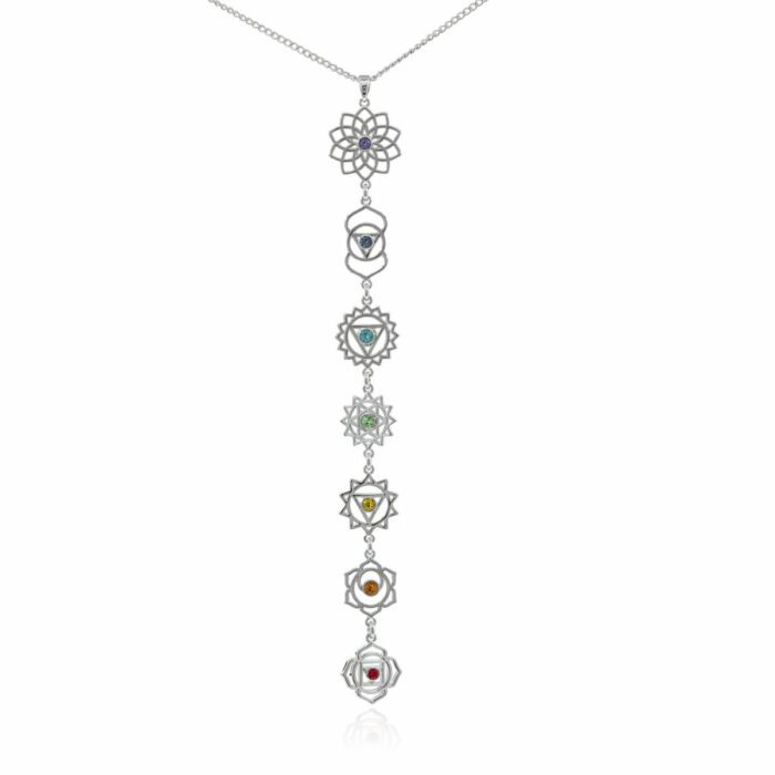 Mayfer,Collar tipo corbatín modelo 7 chakras - Multicolor