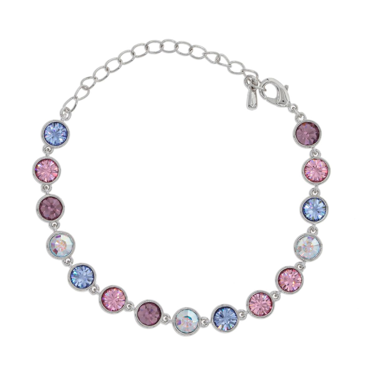 Mayfer,Pulsera modelo tenis - Multicolor
