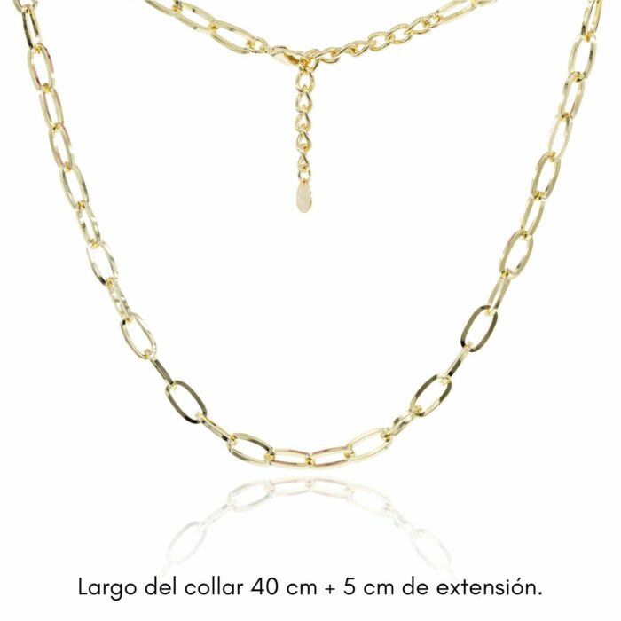 Mayfer,Cadena de eslabón grueso - Dorada - Imagen 3