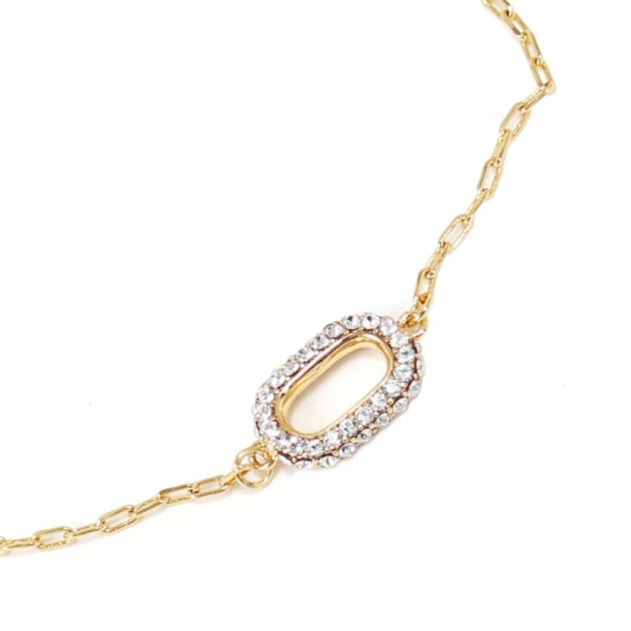 Mayfer,Pulsera ajustable modelo eslabón pequeño - Dorado - Imagen 3