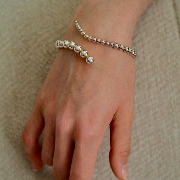 Mayfer, Pulsera envolvente de plata 925 - Plateado - Imagen 5