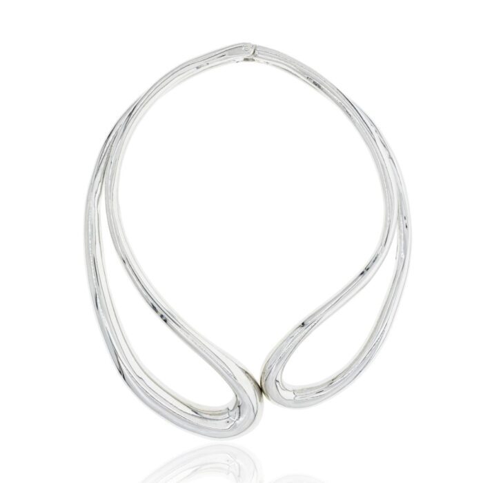 Mayfer,Gargantilla maxi - Plateado.
