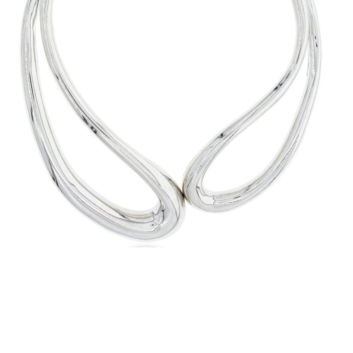 Mayfer,Gargantilla maxi - Plateado. - Imagen 3