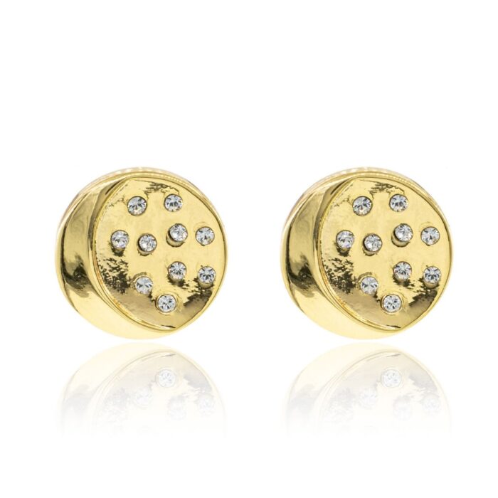 Mayfer, Broqueles de luna y estrellas - Color Dorado