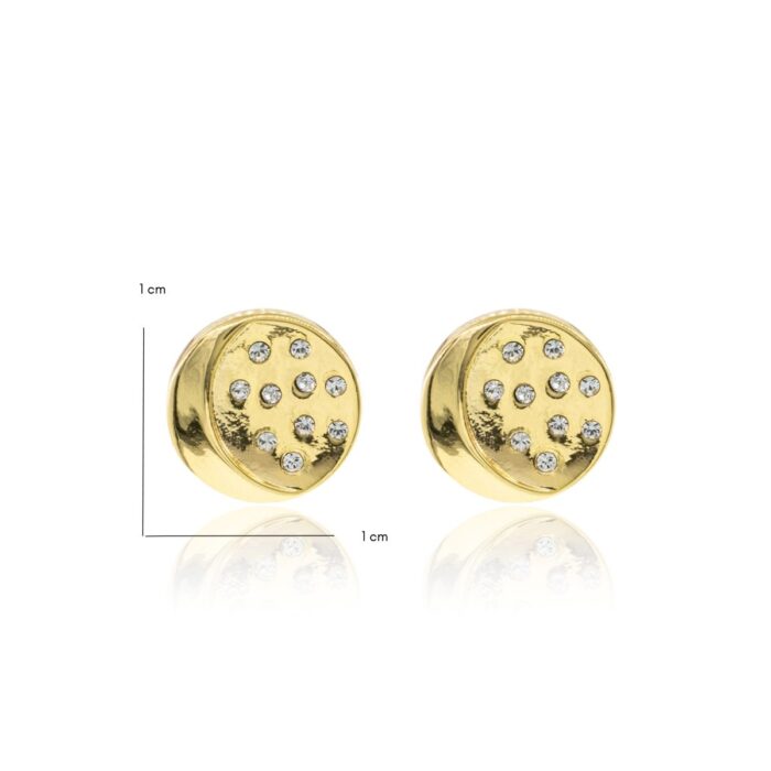Mayfer, Broqueles de luna y estrellas - Color Dorado - Imagen 3